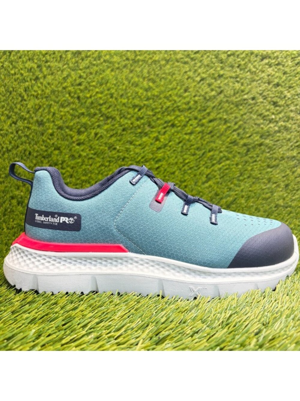 Timberland PRO Intercept EH Womens Size 8.5D Blue Steel Toe Safety Work Shoes
